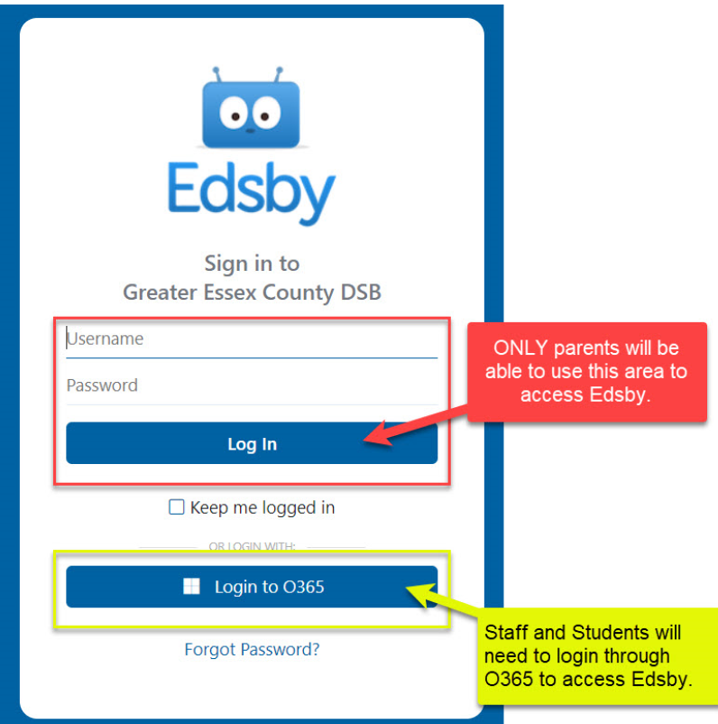 Edsby log in instructions