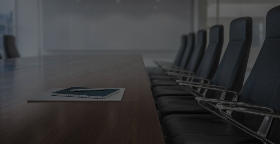 Board room and chairs